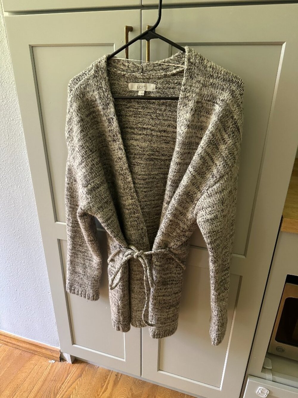 LOFT Tie Cardigan Size Medium
